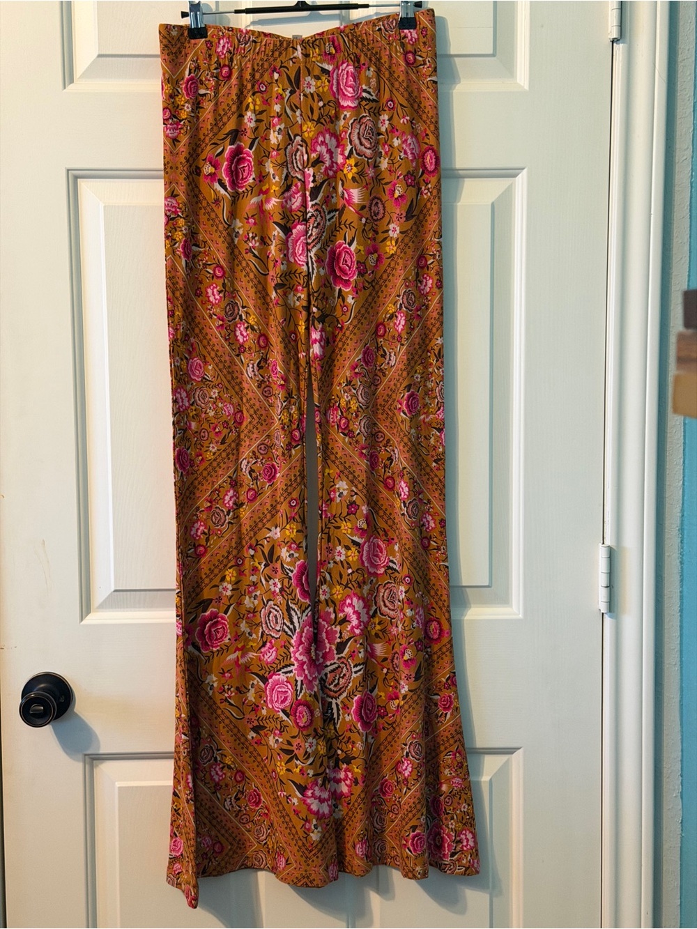 RARE Spell & The Gypsy Babushka Bells Flares Floral Pants L Archive - Picture 3 of 16